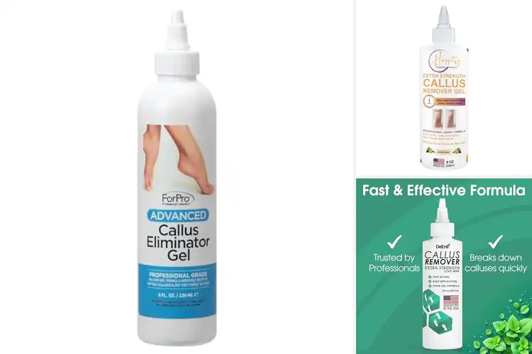 Detailed view of Best No Drip Callus Gel Application