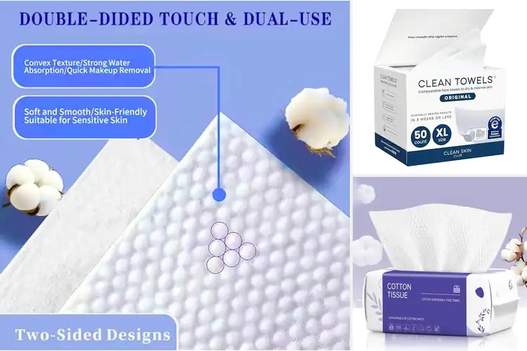 Detailed view of Best Non Irritating Dry Face Towels