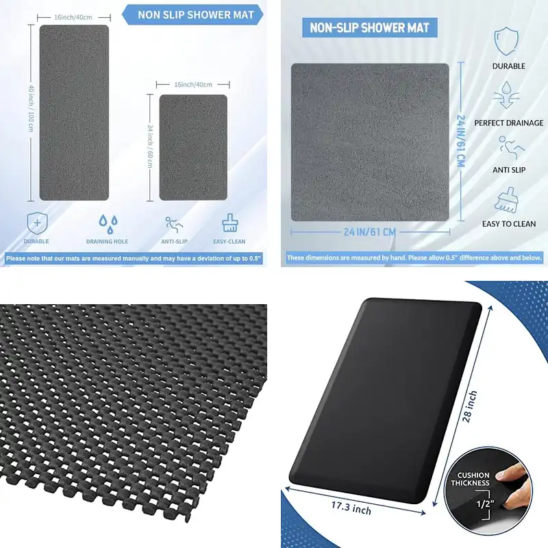 10 Best Non-Slip Mats for a Safer Shower Routine