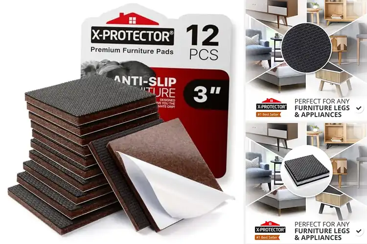 Detailed view of 10 Best Non-Slip Pads to Keep Furniture in Place