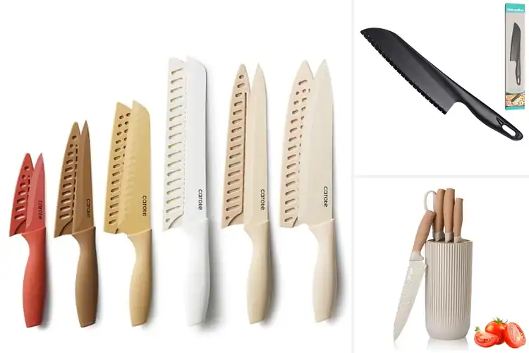 Detailed view of 10 Best Nonstick Knives That Make Cooking Effortless