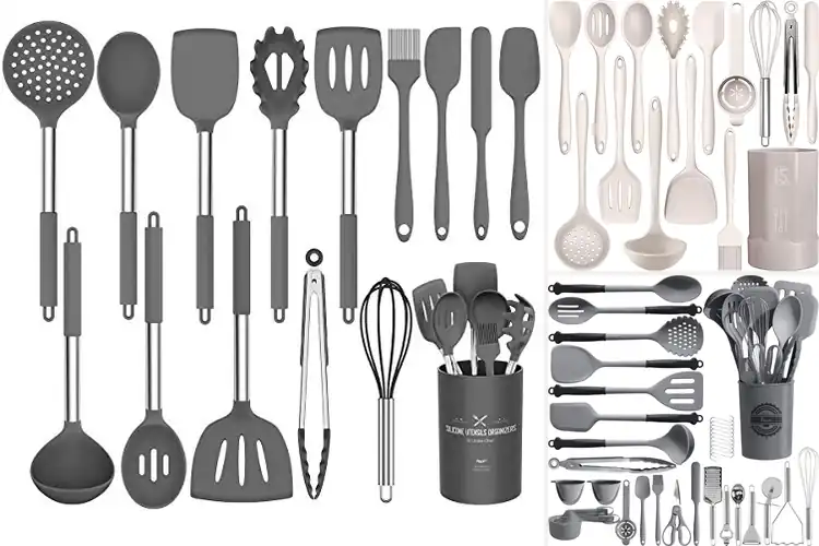 Detailed view of 10 Best Nonstick Safe Utensil Sets to Protect Your Cookware