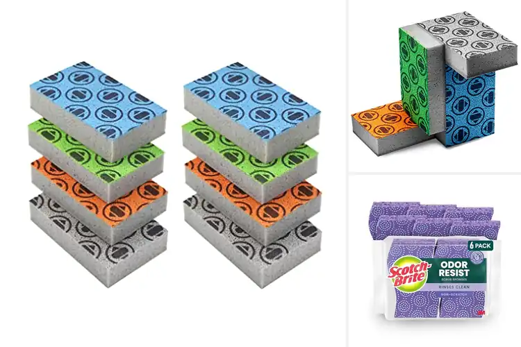 Detailed view of 10 Best Odor-Free Sponges That Keep Your Kitchen Fresh
