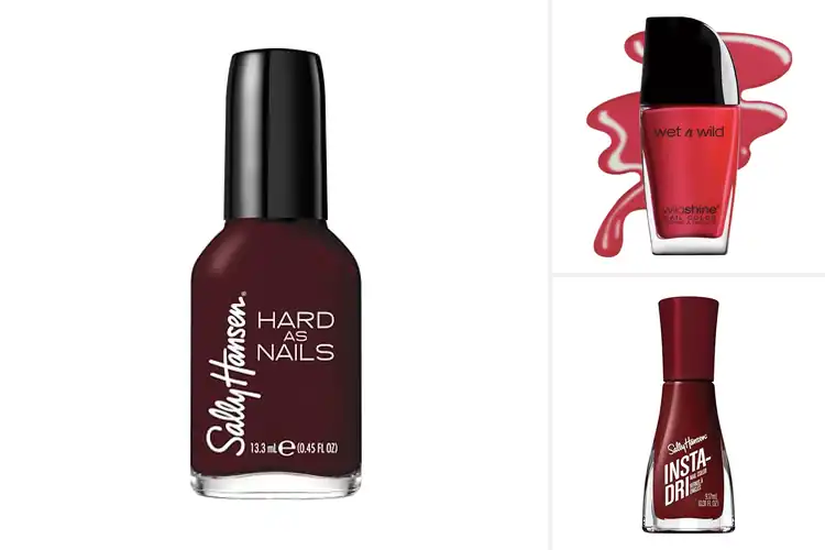 Detailed view of Best Opaque Dark Red Nail Polishes