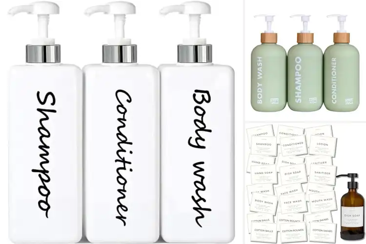 Detailed view of 10 Best Permanent Labels Soap Dispenser Sets for Organizing