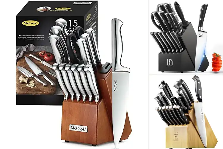 Detailed view of 10 Best Professional Knife Sets That Transform Your Cooking