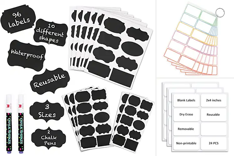 Detailed view of 10 Best Reusable Labels for Easy, Mess-Free Organizing