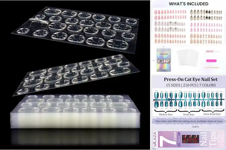 Detailed view of Best Reusable Stick On Nails