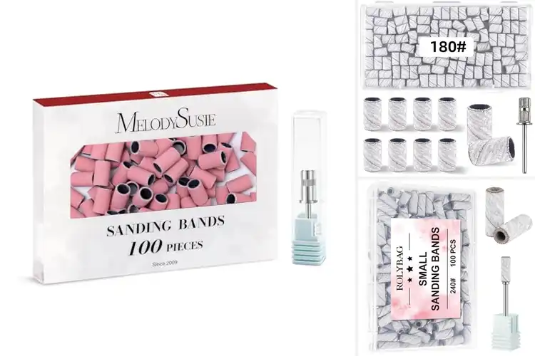 Detailed view of Best Sanding Bands for Flawless Nail Results