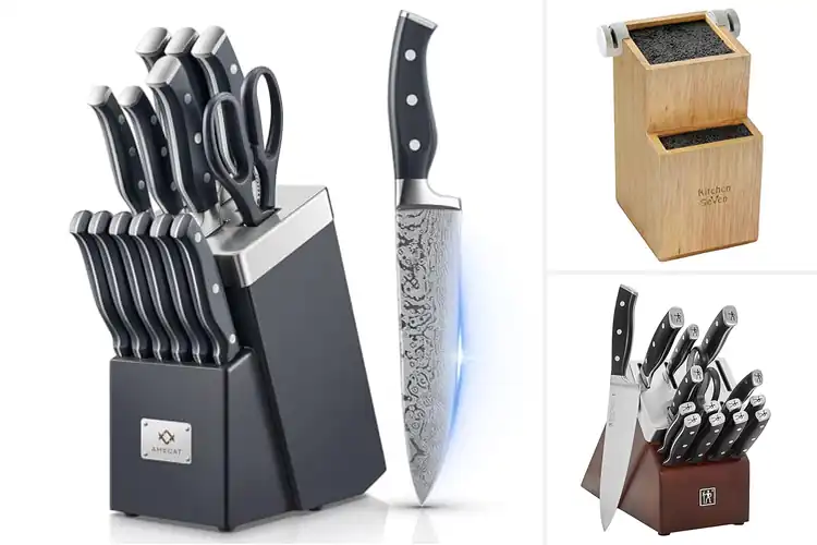 Detailed view of 10 Best Self Sharpening Knife Blocks for Effortless Cooking