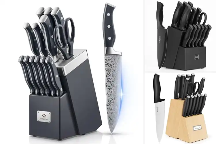 Detailed view of 10 Best Self Sharpening Knife Sets for Effortless Prep