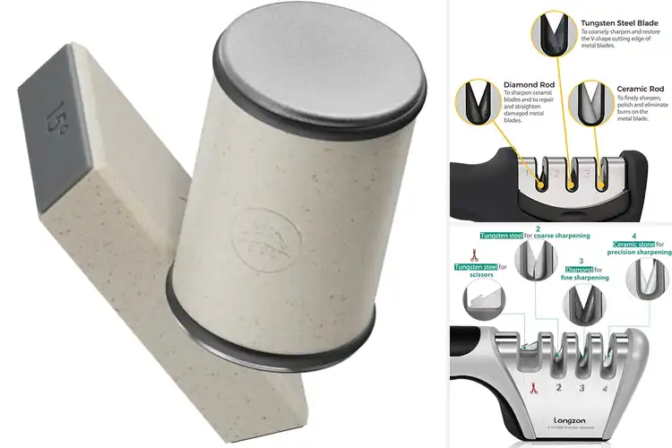 Detailed view of 10 Best Sharpening Knives for Effortless Precision Cuts