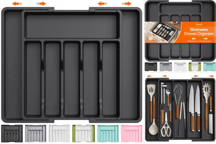 Detailed view of 10 Best Silverware Organizers for a Clutter-Free Kitchen