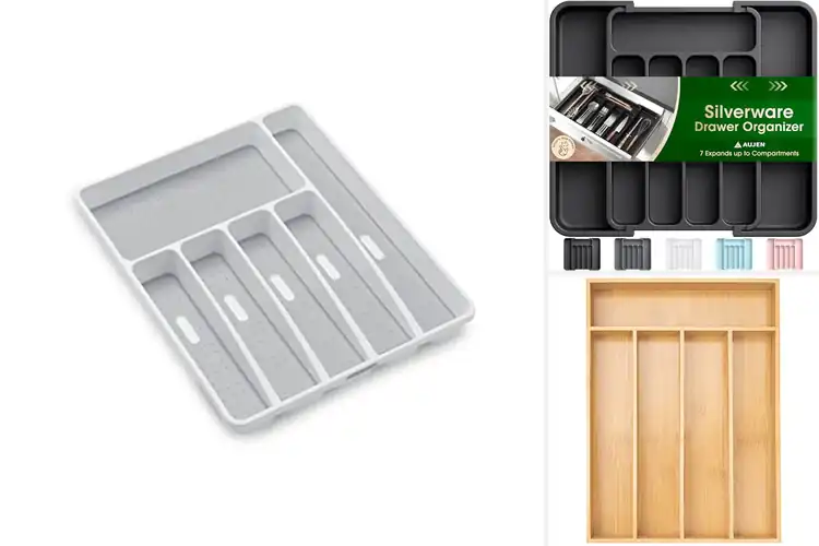 Detailed view of 10 Best Silverware Trays to Organize Your Kitchen Efficiently
