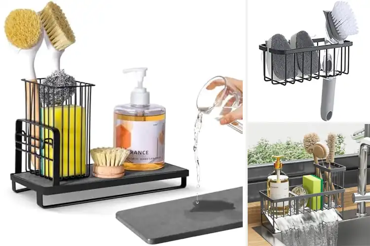 Detailed view of 10 Best Sink Caddies to Keep Your Kitchen Organized Effortlessly