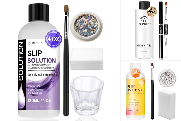 Detailed view of Best Slip Solution For Gel Nail Extensions
