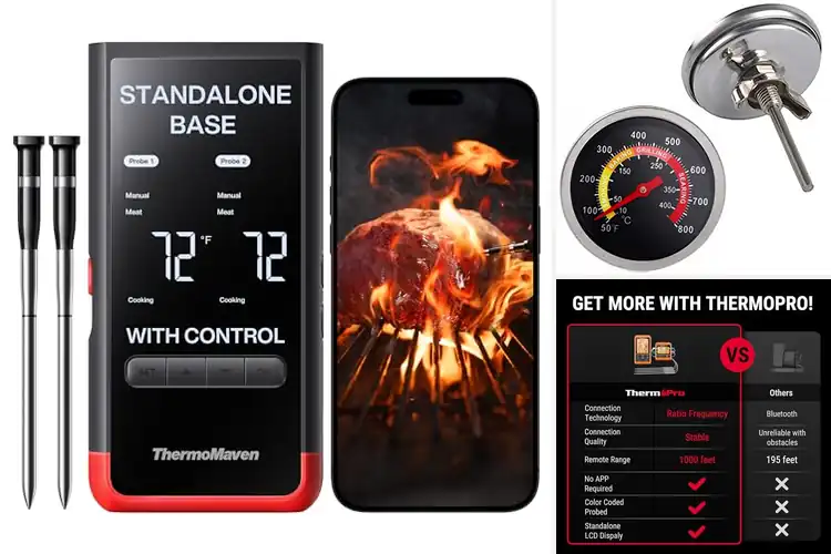 Detailed view of 10 Best Smoker Thermometers for Perfect BBQ Every Time