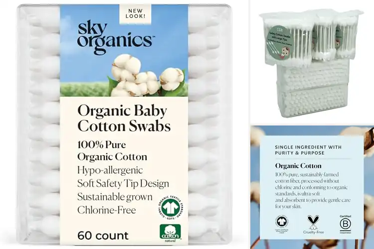 Detailed view of Best Soft Baby Safe Cotton Swabs