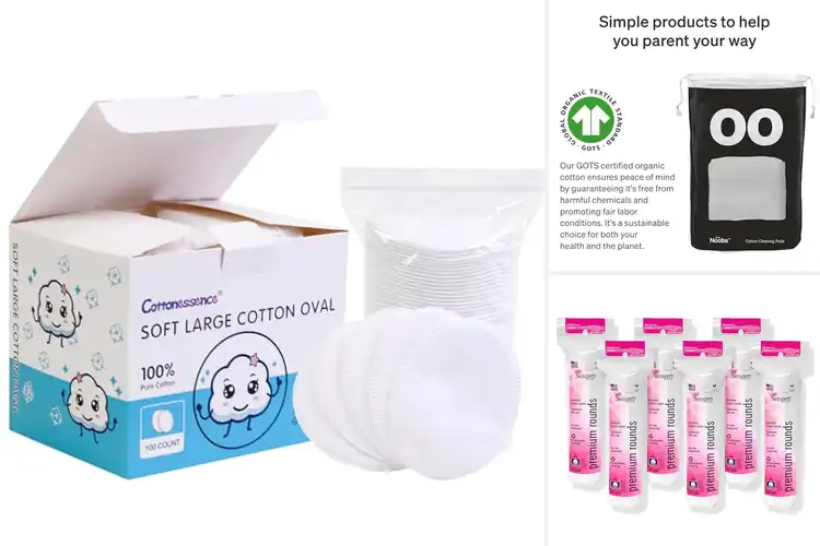 Detailed view of 10 Best Soft Cotton Pads for Baby Skin: Gentle & Safe