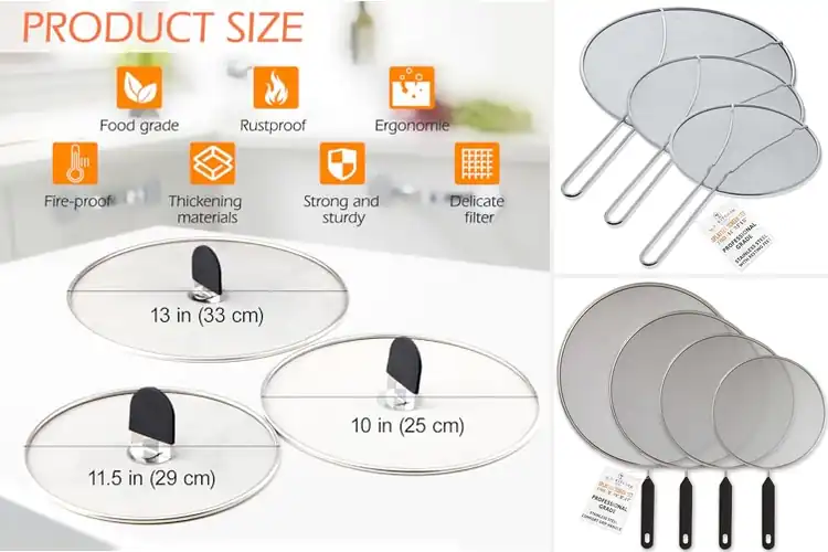 Detailed view of 10 Best Splatter Guards to Stop Grease Mess Fast