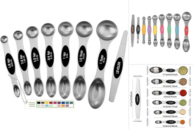 Detailed view of 10 Best Stackable Measuring Spoons for Perfect Cooking