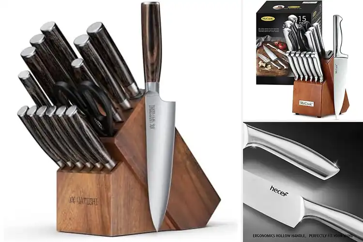 Detailed view of 10 Best Stainless Steel Knives for Effortless Cutting