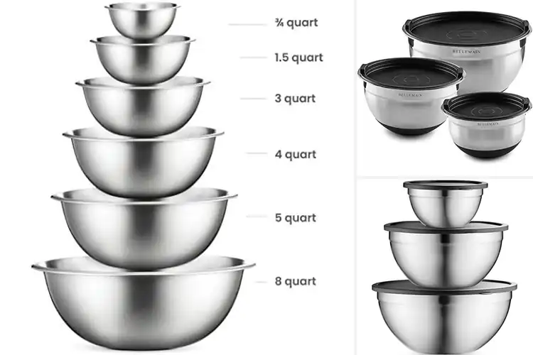 Detailed view of 10 Best Stainless Steel Mixing Bowls for Easy Prep