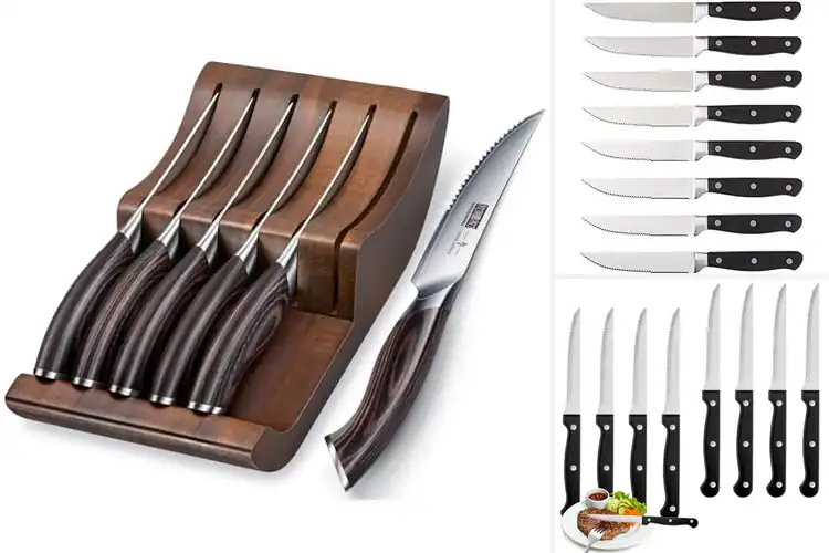 Detailed view of 10 Best Steak Knives for Effortless Cutting Every Time