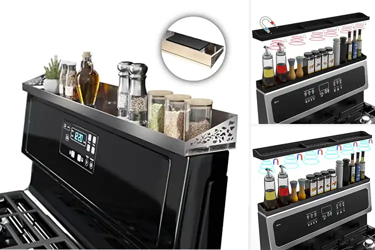 Detailed view of 10 Best Stove Top Spice Racks to Transform Your Kitchen Space