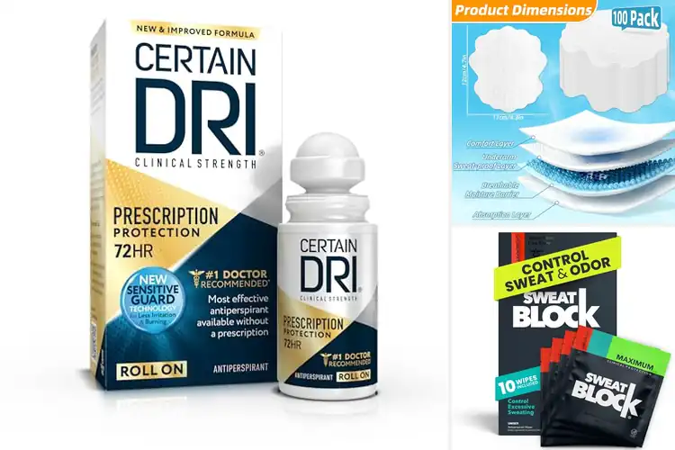 Detailed view of Best Sweat Protection: Top 10 Ways to Stay Dry & Confident