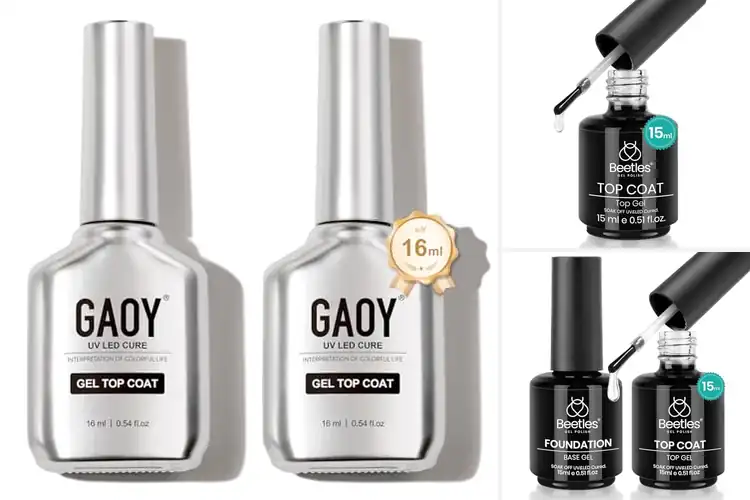Detailed view of Best Top Coat Gels for Glossy, Long-Lasting Nails at Home