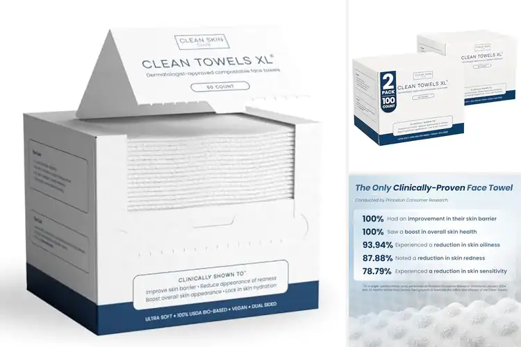Detailed view of 10 Best USDA Biobased Face Towels: Soft & Skin-Loving