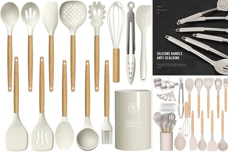 Detailed view of 10 Best Utensil Sets With Holder for a Tidy Kitchen