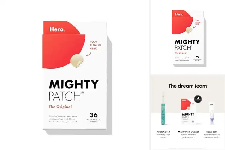 Detailed view of 10 Best Whitehead Treatment Patches: Overnight Clear