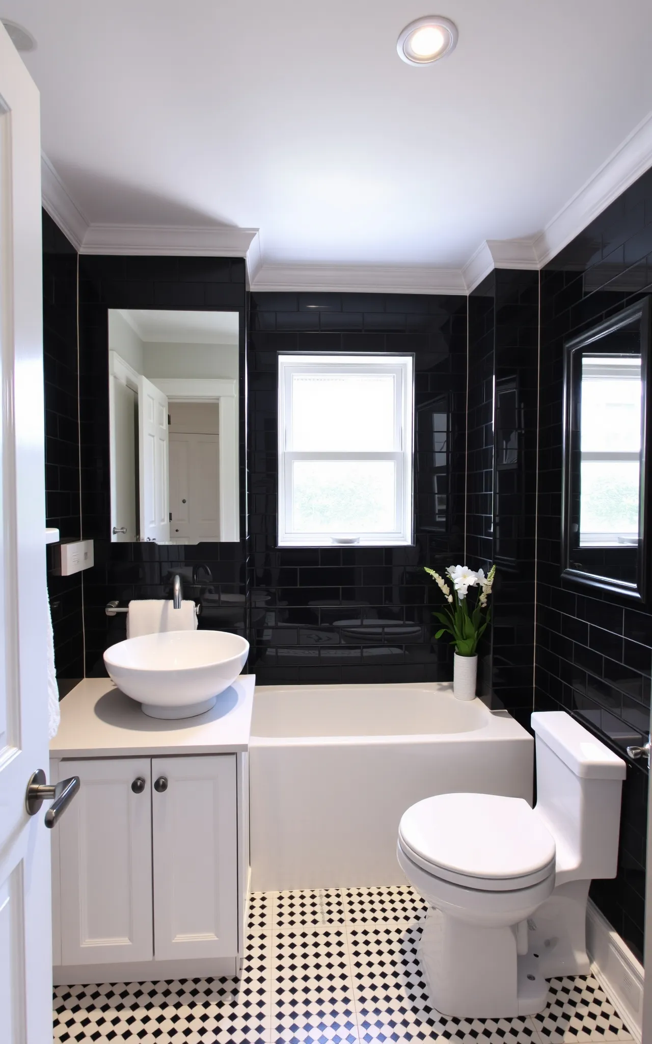 Black and White Bathroom Idea 12