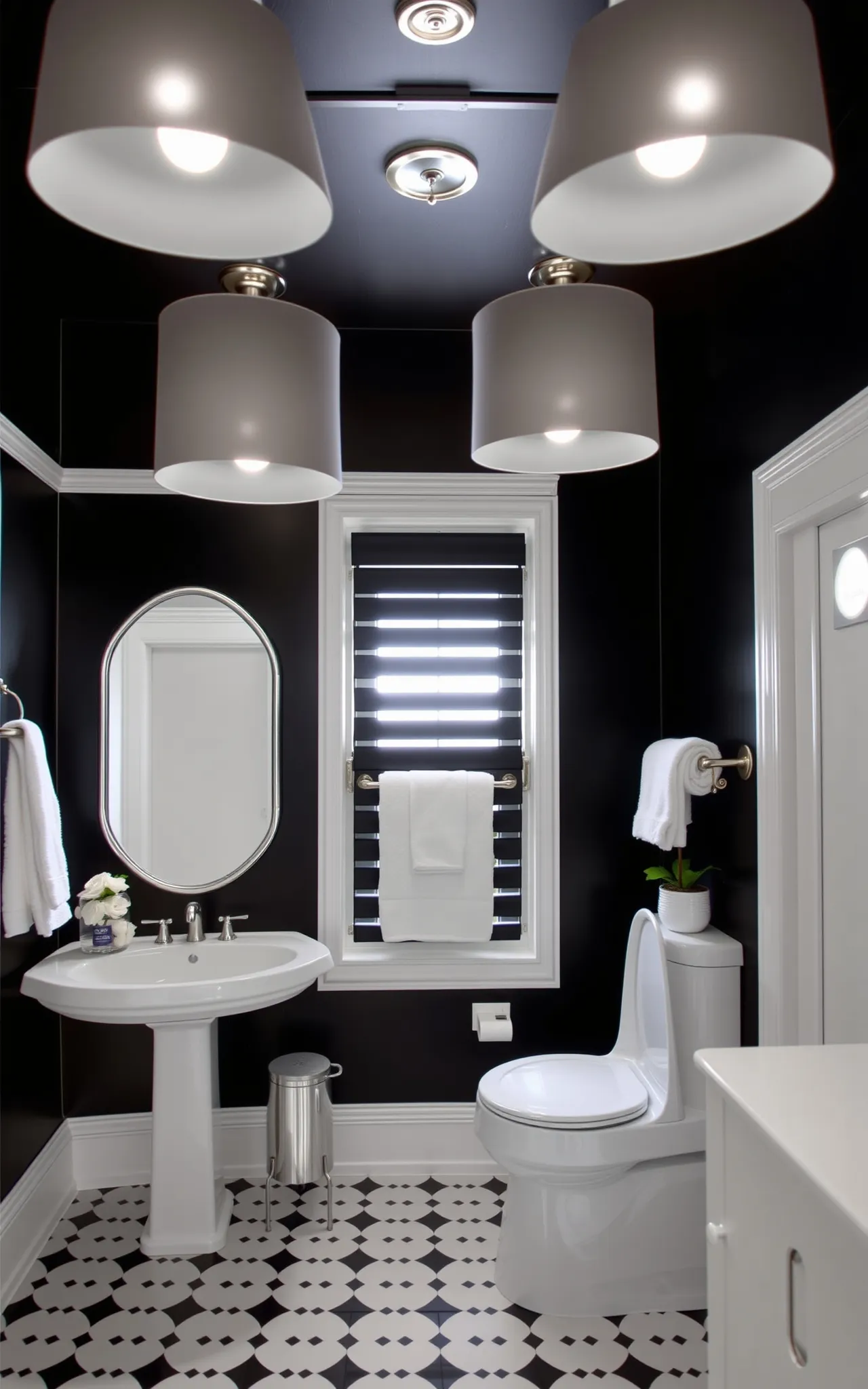 Black and White Bathroom Idea 29