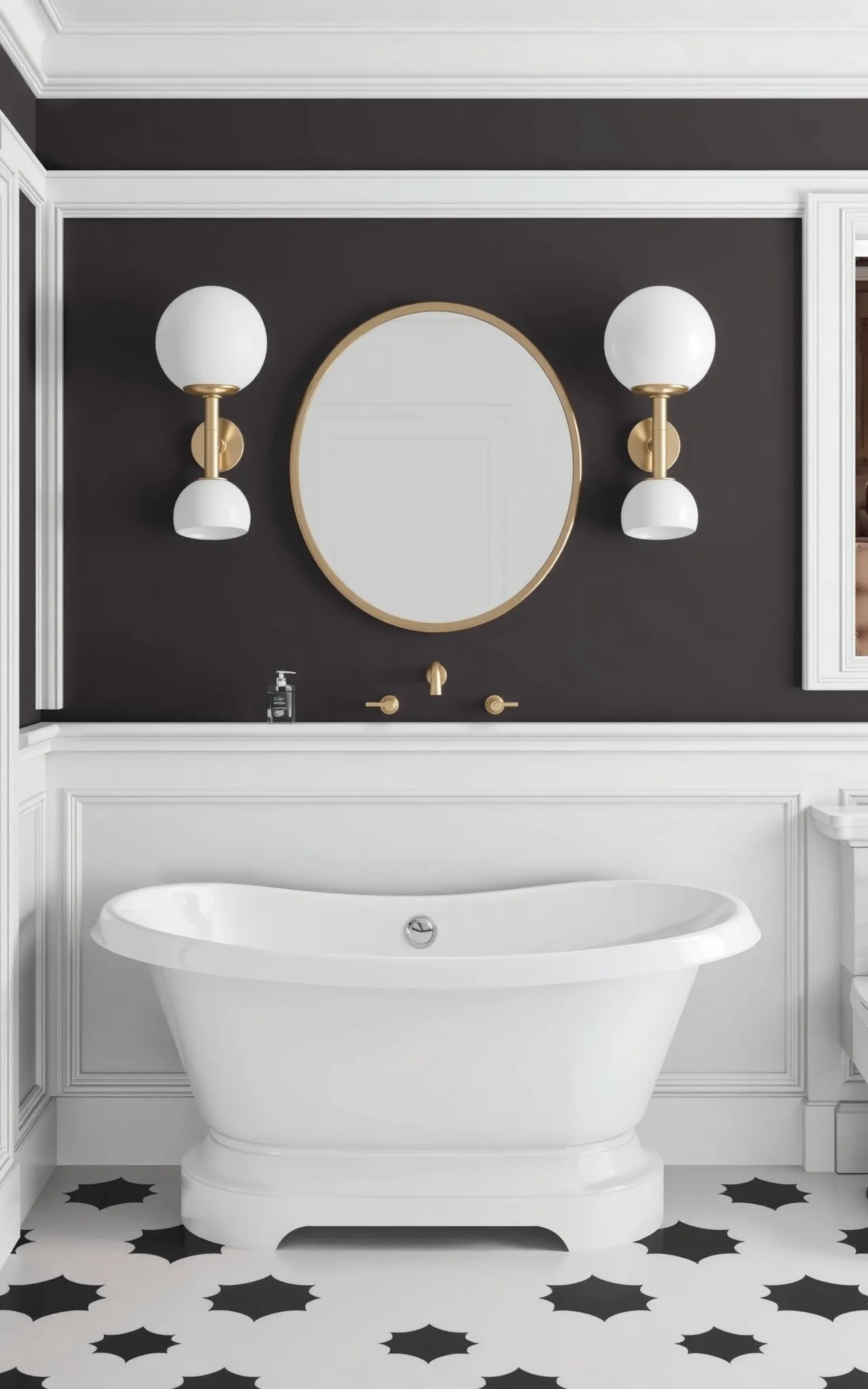 Black and White Bathroom Idea 3