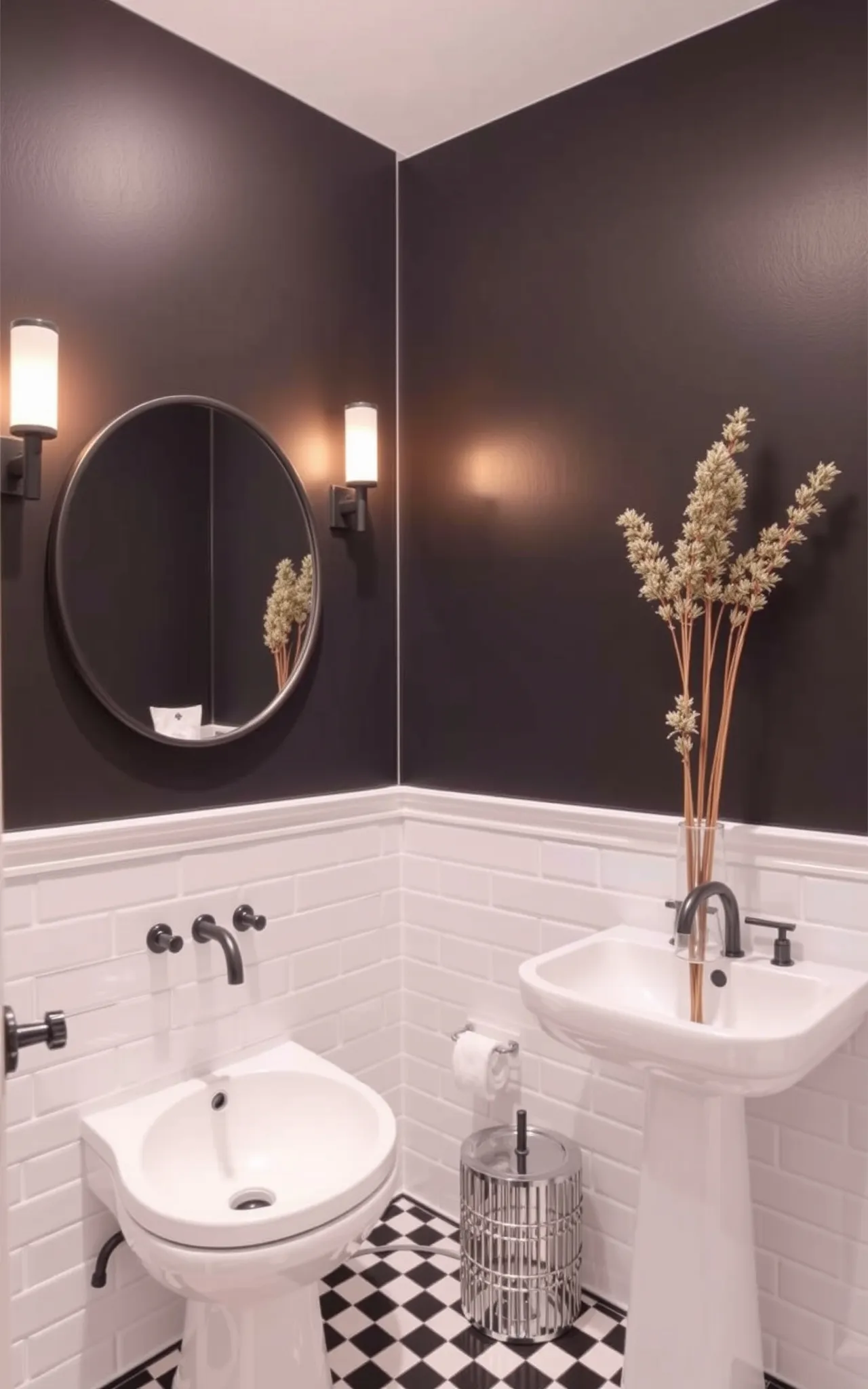 Black and White Bathroom Idea 44