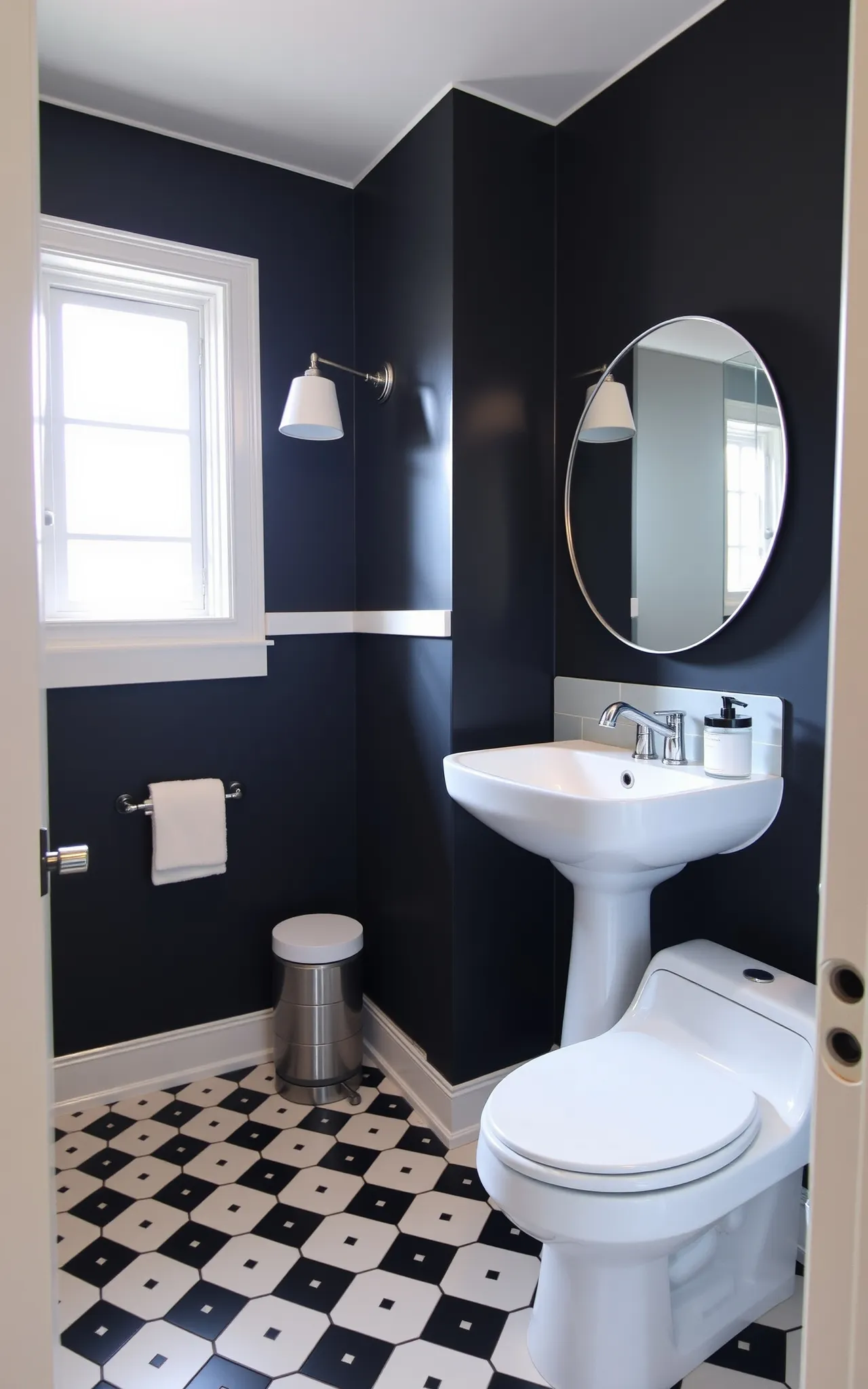 Black and White Bathroom Idea 47