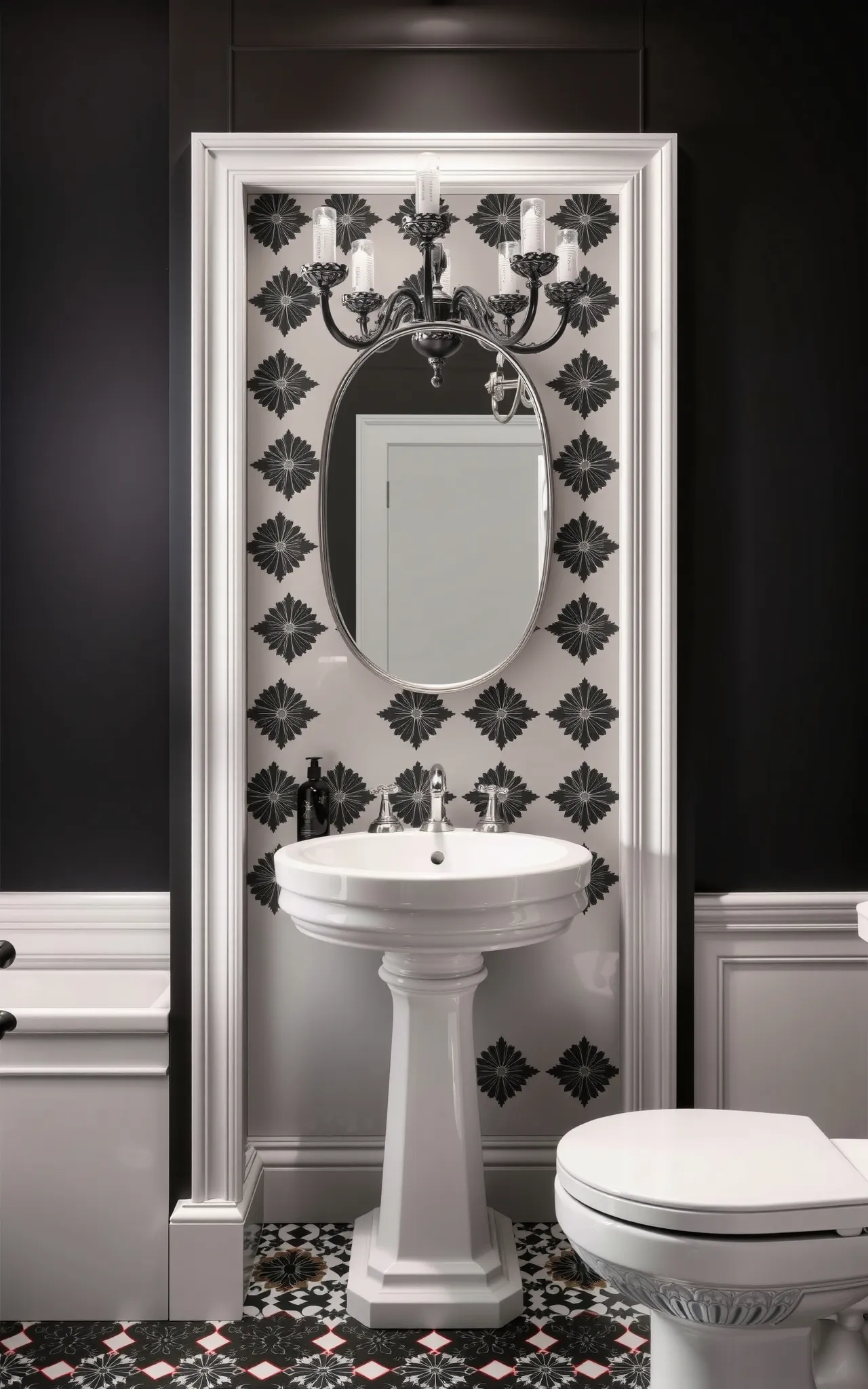 Black and White Bathroom Idea 48