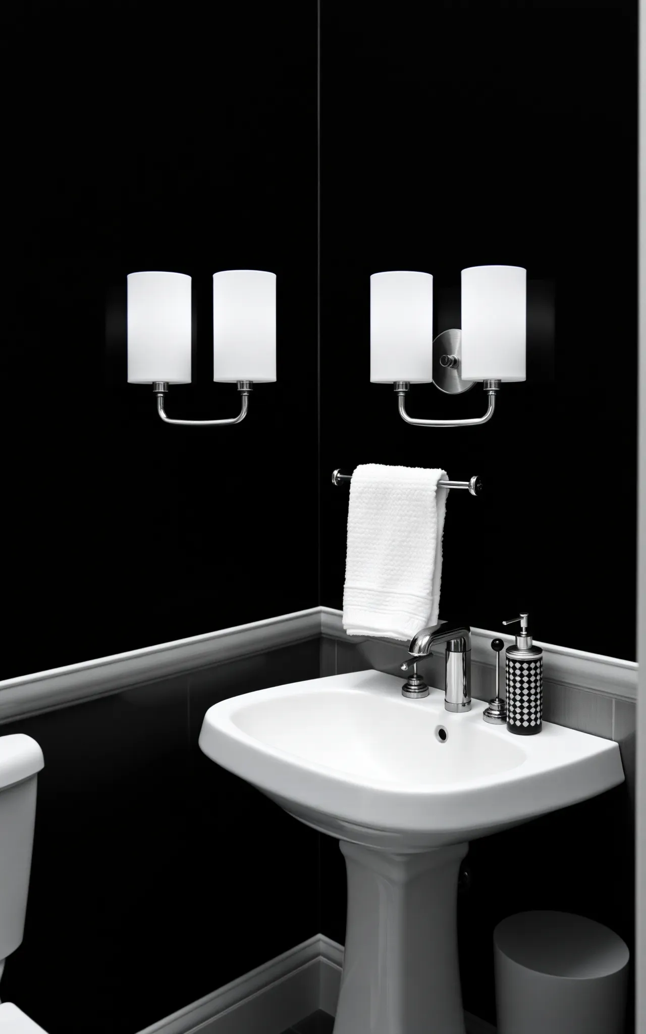 Black and White Bathroom Idea 6