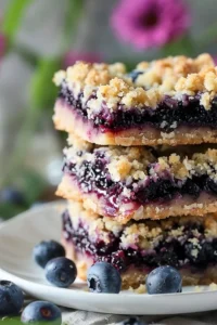 Blueberry Crumble Bars Photo