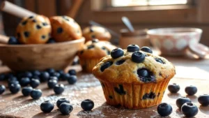 Blueberry Muffin Recipe Photo