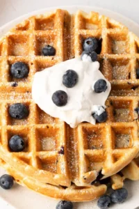 Blueberry Waffles Photo