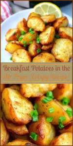 Breakfast Potatoes in the Air Fryer (Crispy Recipe) Vertical Photo