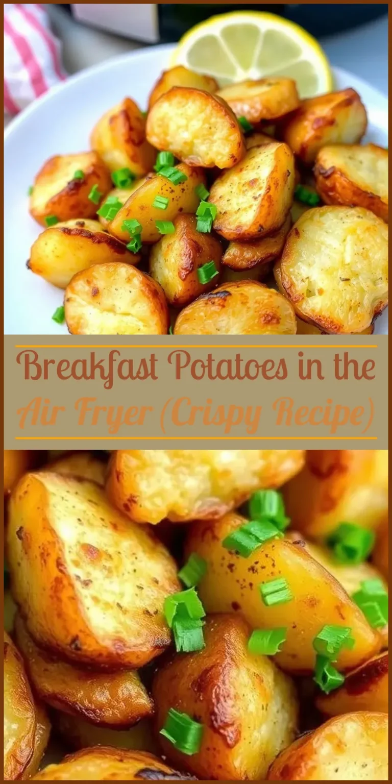 Breakfast Potatoes in the Air Fryer (Crispy Recipe) Vertical Photo