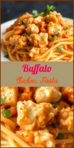 Buffalo Chicken Pasta Vertical Photo