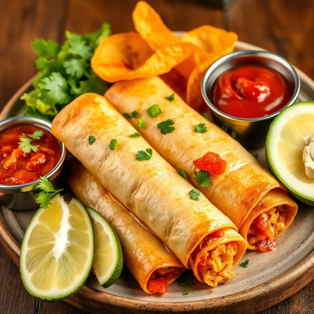 Buffalo Chicken Taquitos