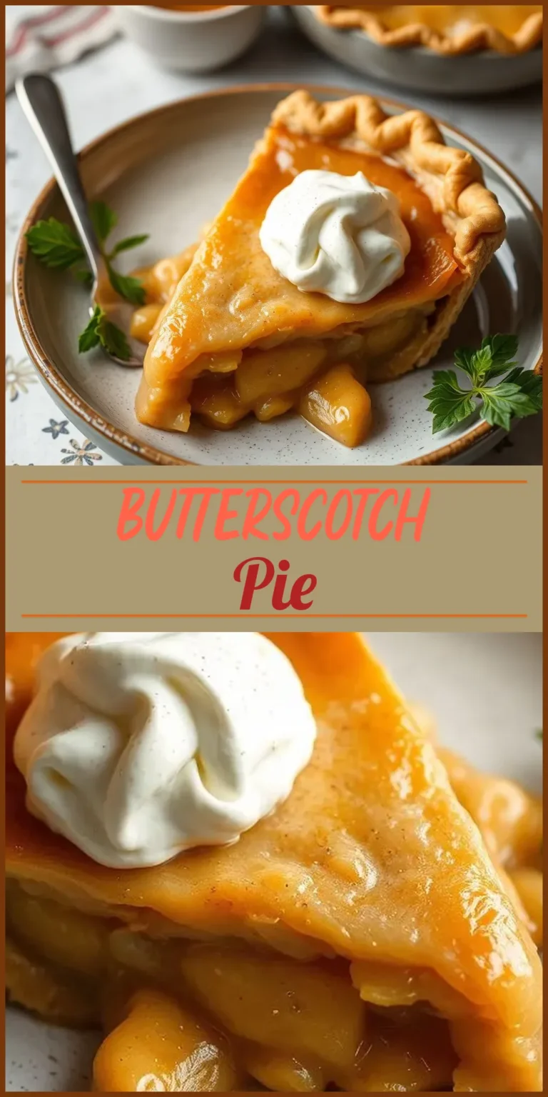 Butterscotch Pie Vertical Photo