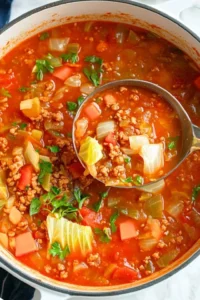 Cabbage Roll Soup Photo